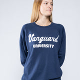 Lightweight Loopback Terry Crew | Indigo
