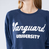 Lightweight Loopback Terry Crew | Indigo