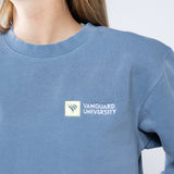 Pigment Dye Crew Neck | Slate Blue