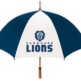 The Eagle Imprinted Golf Umbrella | Navy/White