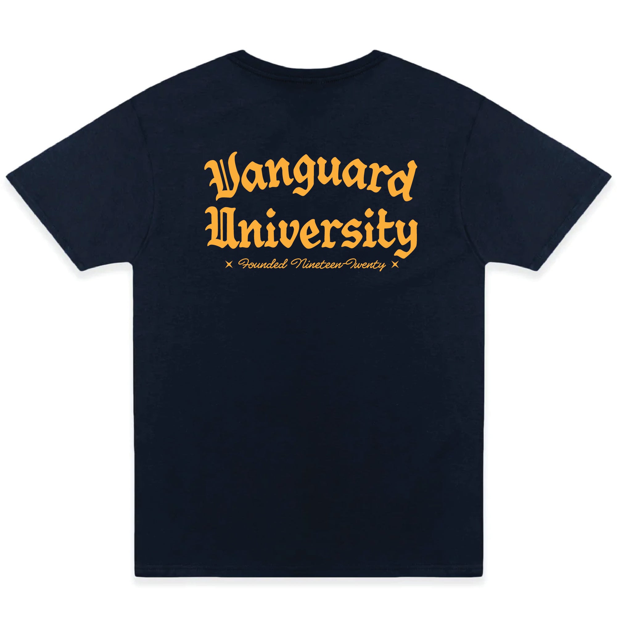 Gothic Type Tee | Navy
