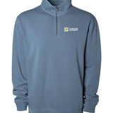 Pigment Dye Quarter Zip | Slate Blue