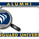 VU Alumnie License Plate Frame | Navy Yellow
