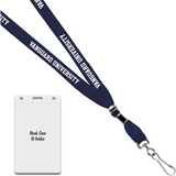 VU String/ID Holder Lanyard | Navy/White