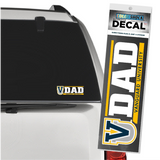 VU Dad Decal | White/Yellow/Navy