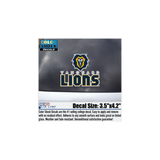 Vanguard Mascot Decal | White/Yellow/Navy