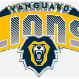 Vanguard Lions Decal |White/Yellow/Navy